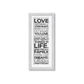 Picture of Love With All _GroupedProduct_Panel_Portrait_Framed_Matted_
