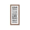 Picture of Love With All _GroupedProduct_Panel_Portrait_Framed_Matted_