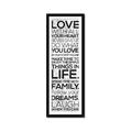 Picture of Love With All _GroupedProduct_Panel_Portrait_Framed_Matted_