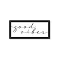 Picture of Good vibes _GroupedProduct_Panel_Landscape_Framed_Matted_