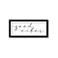 Picture of Good vibes _GroupedProduct_Panel_Landscape_Framed_Matted_