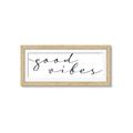 Picture of Good vibes _GroupedProduct_Panel_Landscape_Framed_Matted_