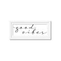 Picture of Good vibes _GroupedProduct_Panel_Landscape_Framed_Matted_