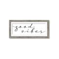 Picture of Good vibes _GroupedProduct_Panel_Landscape_Framed_Matted_