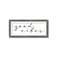 Picture of Good vibes _GroupedProduct_Panel_Landscape_Framed_Matted_