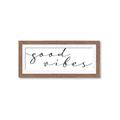 Picture of Good vibes _GroupedProduct_Panel_Landscape_Framed_Matted_