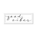 Picture of Good vibes _GroupedProduct_Panel_Landscape_Framed_Matted_