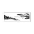 Picture of Foggy Forest Panel _GroupedProduct_Panel_Landscape_Framed_Matted_
