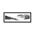 Picture of Foggy Forest Panel _GroupedProduct_Panel_Landscape_Framed_Matted_