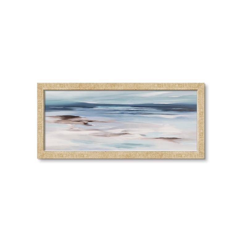 Picture of Ribbon Blue Waters _GroupedProduct_Panel_Landscape_Framed_Matted_
