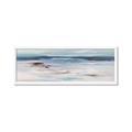 Picture of Ribbon Blue Waters _GroupedProduct_Panel_Landscape_Framed_Matted_