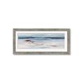 Picture of Ribbon Blue Waters _GroupedProduct_Panel_Landscape_Framed_Matted_