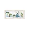 Picture of Simple Plant Row _GroupedProduct_Panel_Landscape_Framed_Matted_