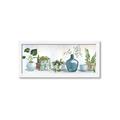 Picture of Simple Plant Row _GroupedProduct_Panel_Landscape_Framed_Matted_
