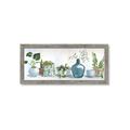 Picture of Simple Plant Row _GroupedProduct_Panel_Landscape_Framed_Matted_