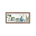 Picture of Simple Plant Row _GroupedProduct_Panel_Landscape_Framed_Matted_