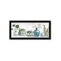 Picture of Simple Plant Row _GroupedProduct_Panel_Landscape_Framed_Matted_