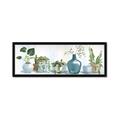 Picture of Simple Plant Row _GroupedProduct_Panel_Landscape_Framed_Matted_