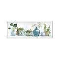 Picture of Simple Plant Row _GroupedProduct_Panel_Landscape_Framed_Matted_