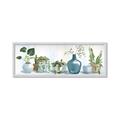 Picture of Simple Plant Row _GroupedProduct_Panel_Landscape_Framed_Matted_