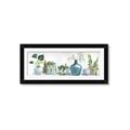 Picture of Simple Plant Row _GroupedProduct_Panel_Landscape_Framed_Matted_