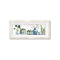 Picture of Simple Plant Row _GroupedProduct_Panel_Landscape_Framed_Matted_