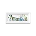 Picture of Simple Plant Row _GroupedProduct_Panel_Landscape_Framed_Matted_