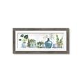 Picture of Simple Plant Row _GroupedProduct_Panel_Landscape_Framed_Matted_