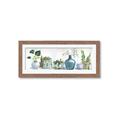 Picture of Simple Plant Row _GroupedProduct_Panel_Landscape_Framed_Matted_