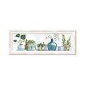 Picture of Simple Plant Row _GroupedProduct_Panel_Landscape_Framed_Matted_