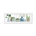 Picture of Simple Plant Row _GroupedProduct_Panel_Landscape_Framed_Matted_