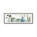 Picture of Simple Plant Row _GroupedProduct_Panel_Landscape_Framed_Matted_