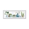 Picture of Simple Plant Row _GroupedProduct_Panel_Landscape_Framed_Matted_