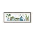 Picture of Simple Plant Row _GroupedProduct_Panel_Landscape_Framed_Matted_