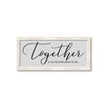 Picture of Together Neutral  _GroupedProduct_Panel_Landscape_Framed_Matted_