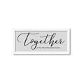 Picture of Together Neutral  _GroupedProduct_Panel_Landscape_Framed_Matted_