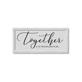 Picture of Together Neutral  _GroupedProduct_Panel_Landscape_Framed_Matted_