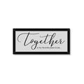 Picture of Together Neutral  _GroupedProduct_Panel_Landscape_Framed_Matted_