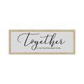 Picture of Together Neutral  _GroupedProduct_Panel_Landscape_Framed_Matted_
