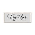 Picture of Together Neutral  _GroupedProduct_Panel_Landscape_Framed_Matted_