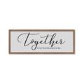 Picture of Together Neutral  _GroupedProduct_Panel_Landscape_Framed_Matted_