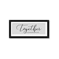 Picture of Together Neutral  _GroupedProduct_Panel_Landscape_Framed_Matted_