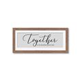 Picture of Together Neutral  _GroupedProduct_Panel_Landscape_Framed_Matted_