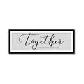 Picture of Together Neutral  _GroupedProduct_Panel_Landscape_Framed_Matted_