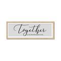 Picture of Together Neutral  _GroupedProduct_Panel_Landscape_Framed_Matted_