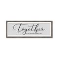 Picture of Together Neutral  _GroupedProduct_Panel_Landscape_Framed_Matted_