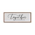 Picture of Together Neutral  _GroupedProduct_Panel_Landscape_Framed_Matted_