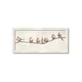 Picture of Birds on Wooden Branch _GroupedProduct_Panel_Landscape_Framed_Matted_