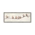 Picture of Birds on Wooden Branch _GroupedProduct_Panel_Landscape_Framed_Matted_