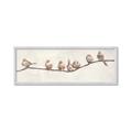 Picture of Birds on Wooden Branch _GroupedProduct_Panel_Landscape_Framed_Matted_